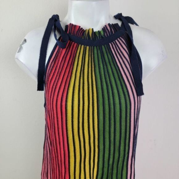 7th Avenue Design Studio multi color blouse size medium - Picture 2 of 5